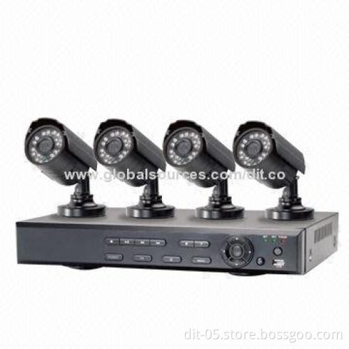 P2P DVR Kit, PTZ Control, E-mail Alarm, H.264, Support Smartphone/3G